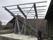 Stahlbau Überdachung