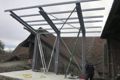 Stahlbau Überdachung
