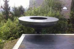 Ufo Feuerring, Grill drehbar
