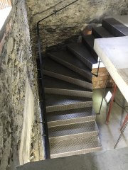 Treppe Riffelblech