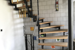 Treppe mit Holztritten