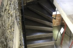 Treppe Riffelblech