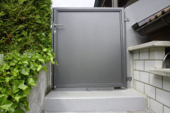 Metalltor anthrazit 2