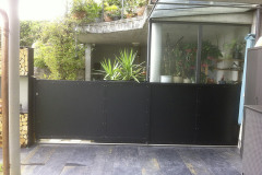 Metalltor anthrazit