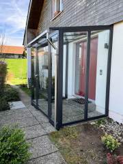 Windschutz geschlossen